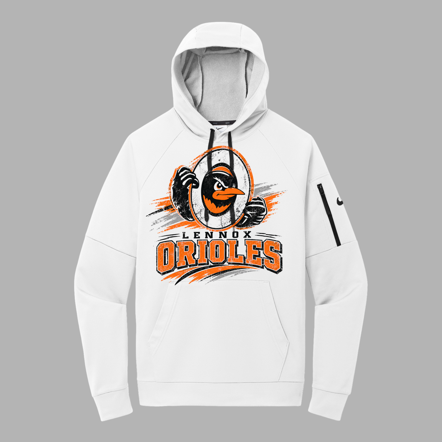 Lennox Booster Club Nike Therma-FIT Pocket Pullover Fleece Hoodie