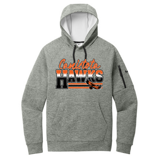 Canistota Booster Club Nike Therma-FIT Pocket Pullover Fleece Hoodie