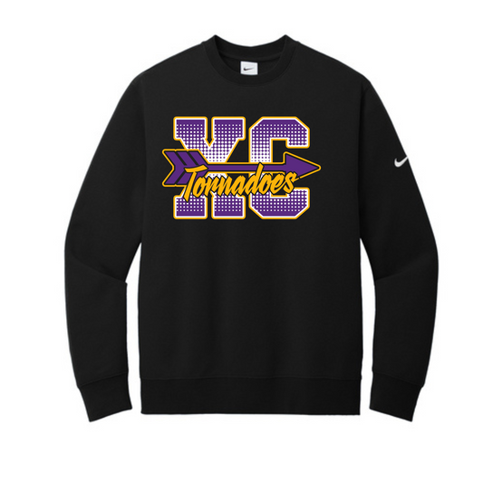 Centerville XC Nike Club Fleece Sleeve Swoosh Crew
