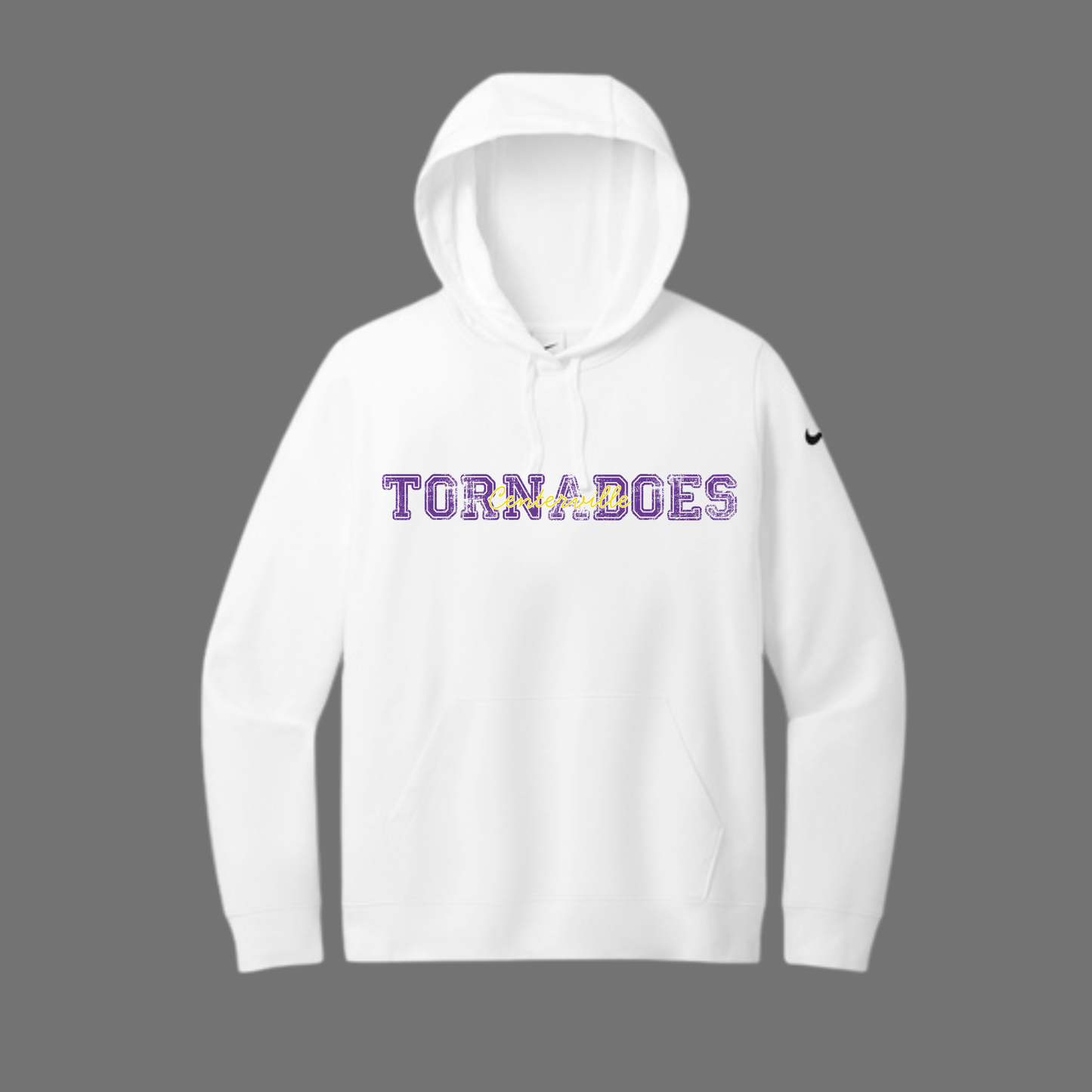 Centerville Booster Club Nike Women's Club Fleece Sleeve Swoosh Pullover Hoodie