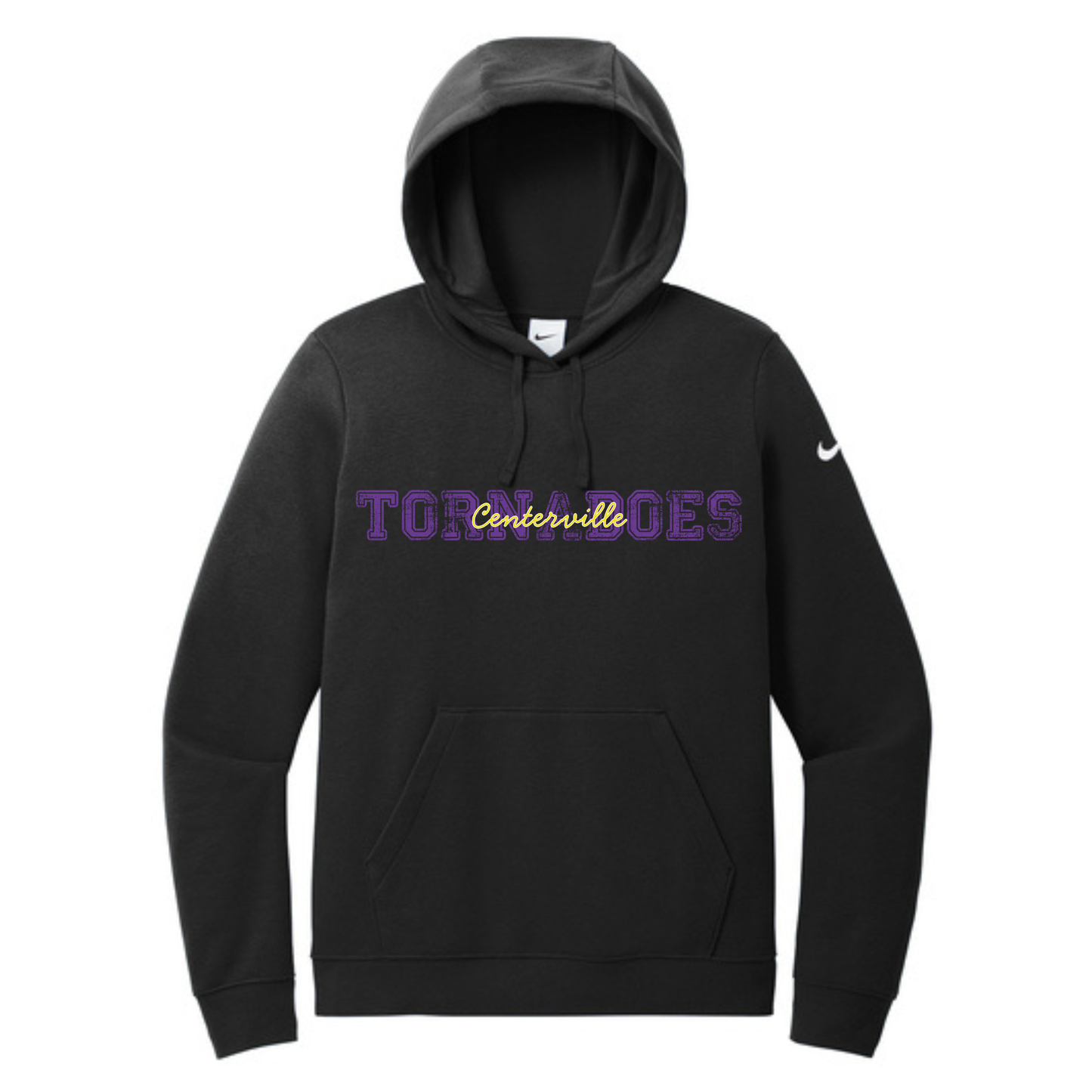 Centerville Booster Club Nike Women's Club Fleece Sleeve Swoosh Pullover Hoodie