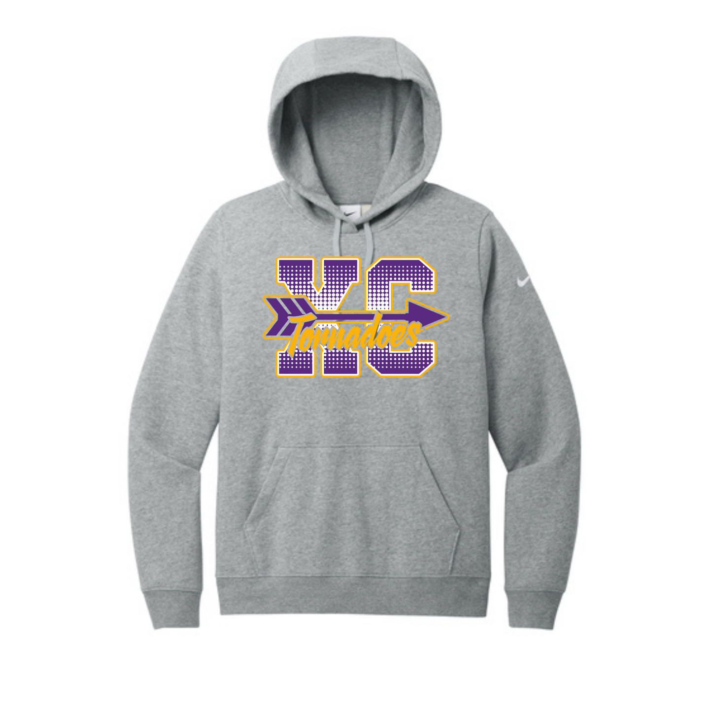 Centerville XC Nike Women's Club Fleece Sleeve Swoosh Pullover Hoodie