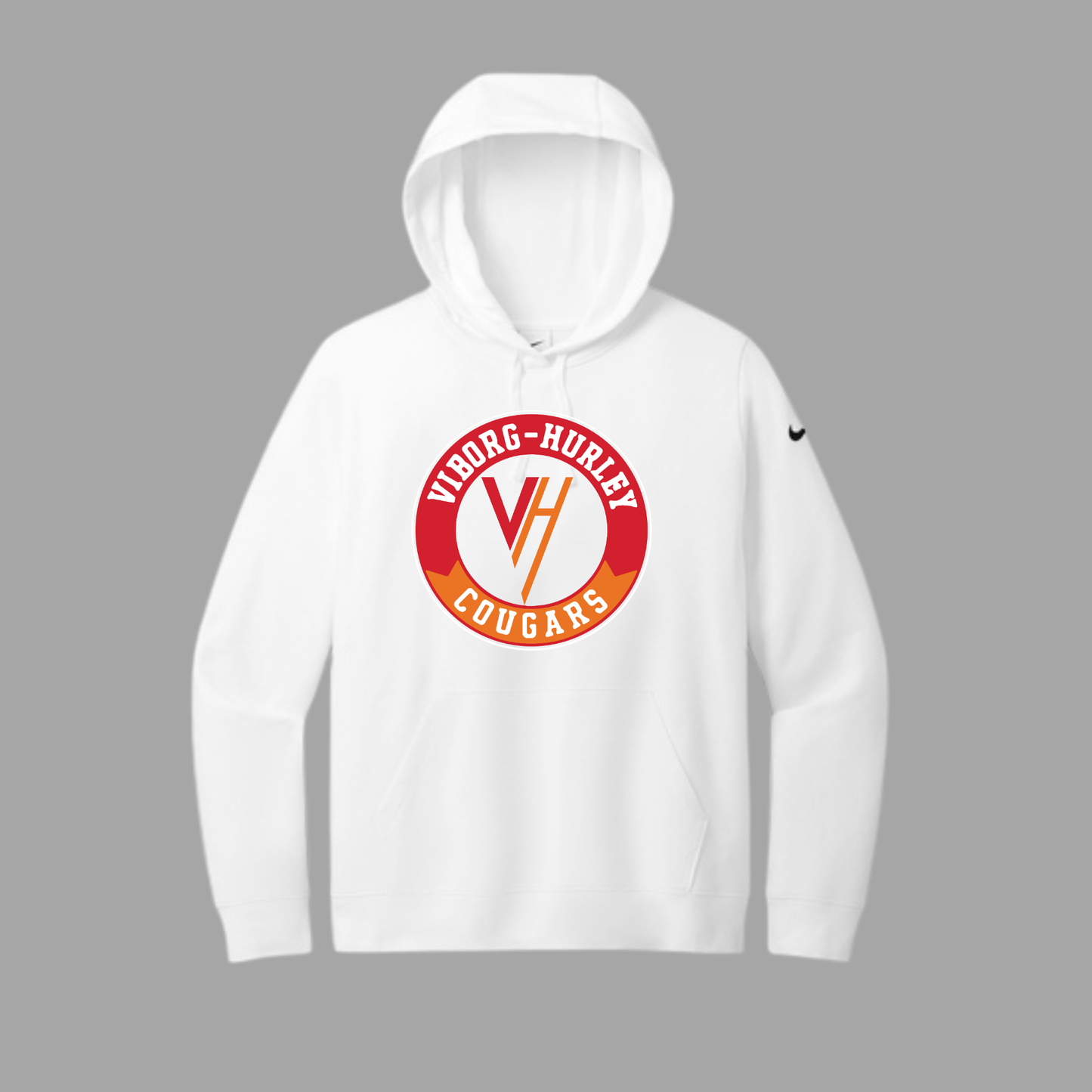 Viborg-Hurley Staff Nike Women's Club Fleece Sleeve Swoosh Pullover Hoodie