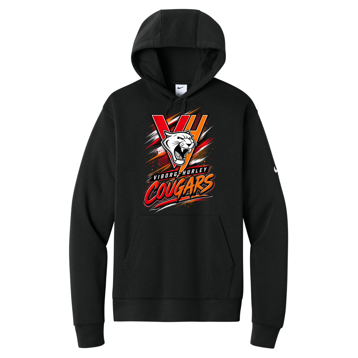 VH Booster Club Graphic Nike Club Fleece Sleeve Swoosh Pullover Hoodie