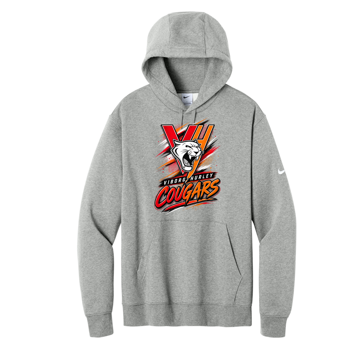 VH Booster Club Graphic Nike Club Fleece Sleeve Swoosh Pullover Hoodie