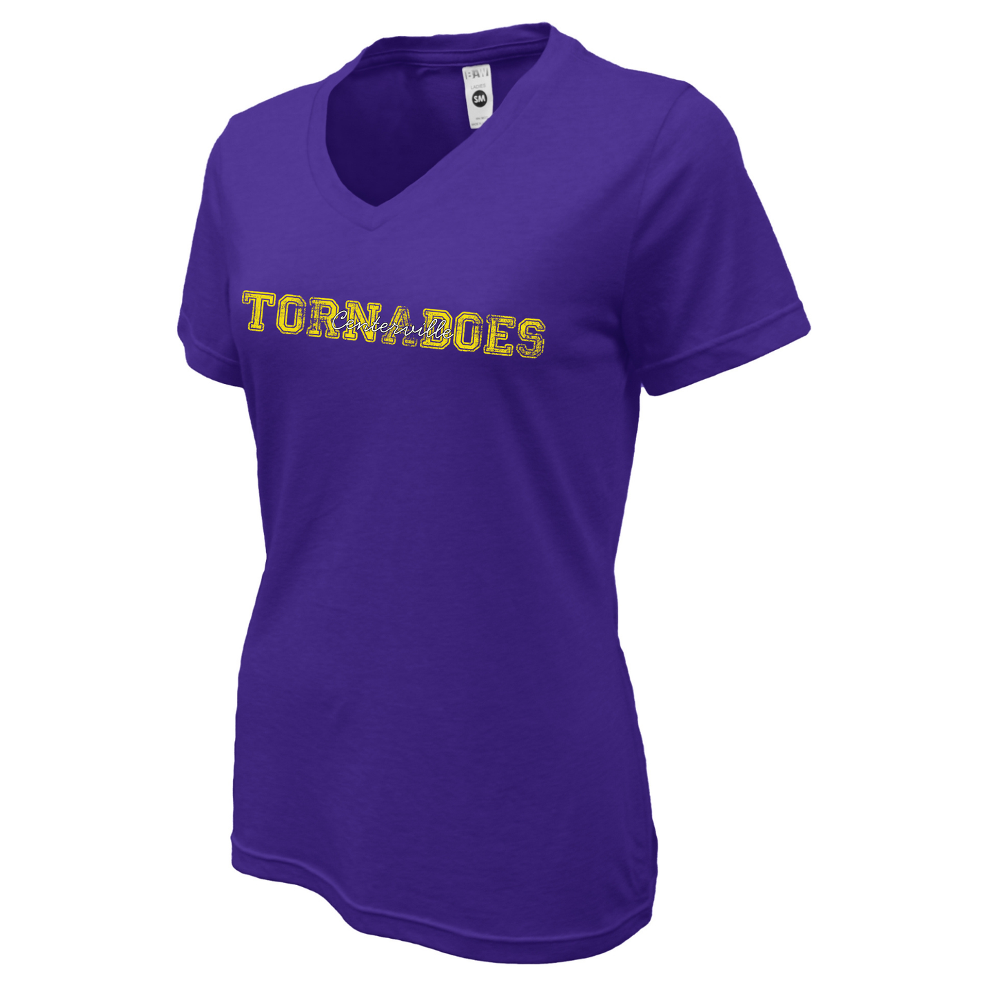 Centerville Booster Club Women Soft-Tek Blend V-neck T-Shirt