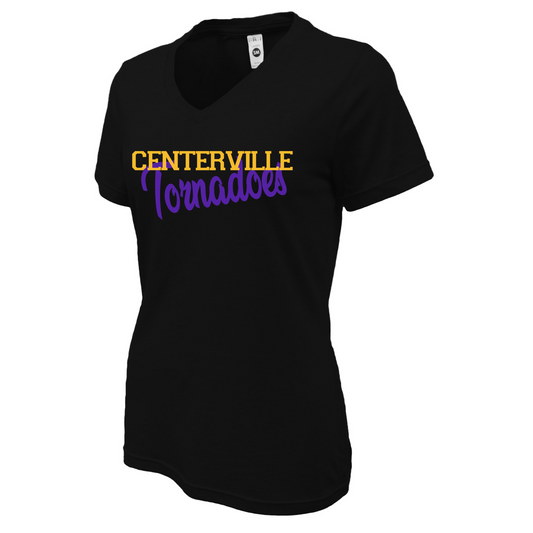 Women Soft-Tek Blend V-neck T-Shirt