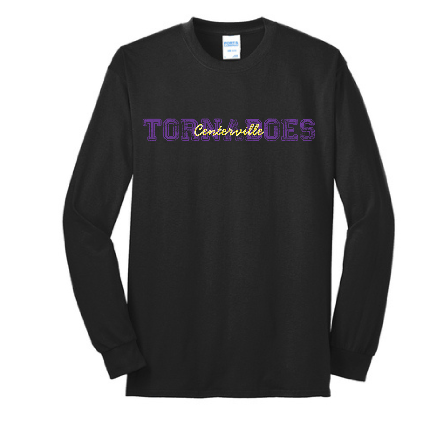 Centerville Booster Club  Port & Co™ Tall Long Sleeve Core Blend Tee