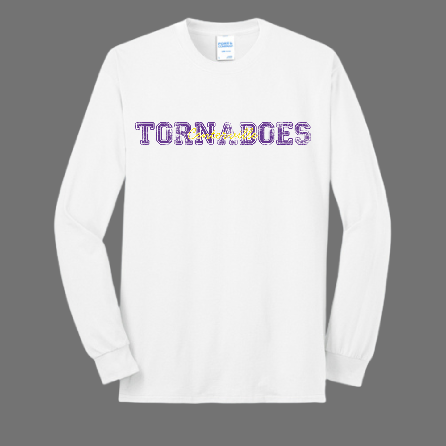 Centerville Booster Club  Port & Co™ Tall Long Sleeve Core Blend Tee