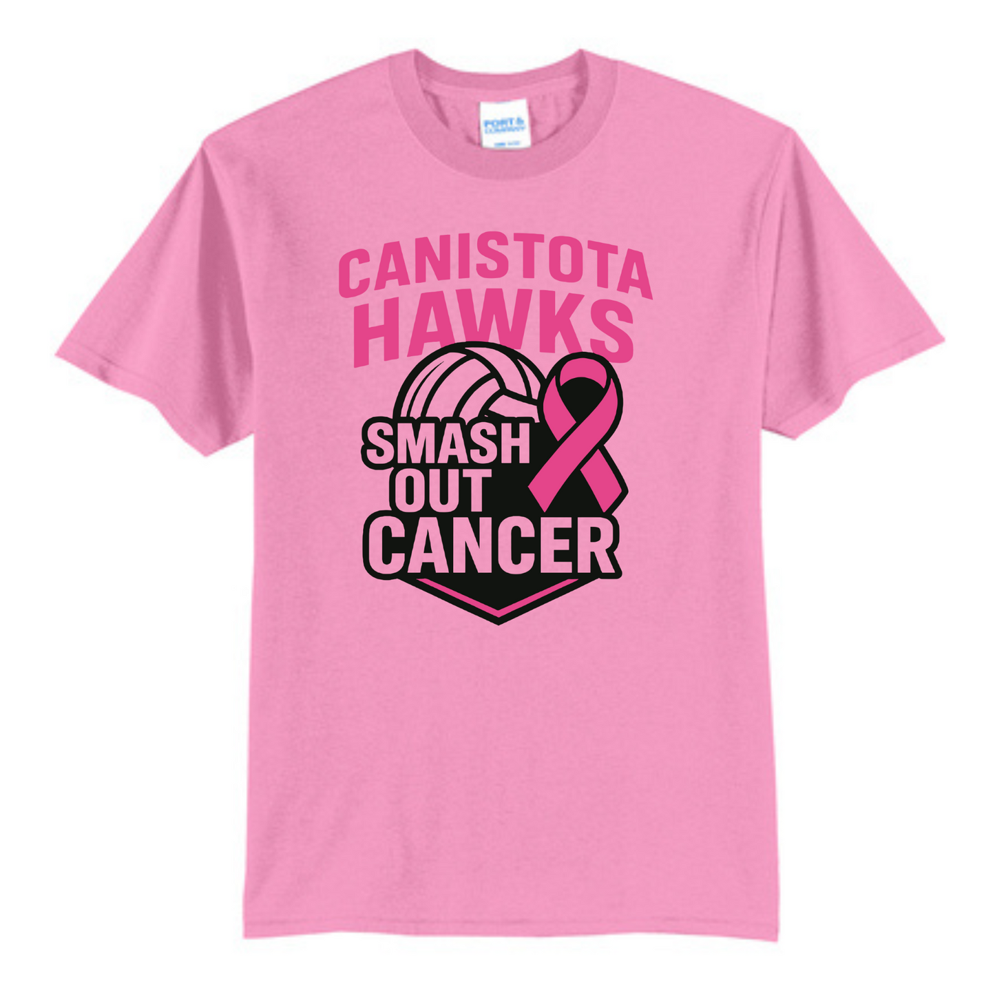 Smash Out Cancer Port & Co™ Core Blend Tee