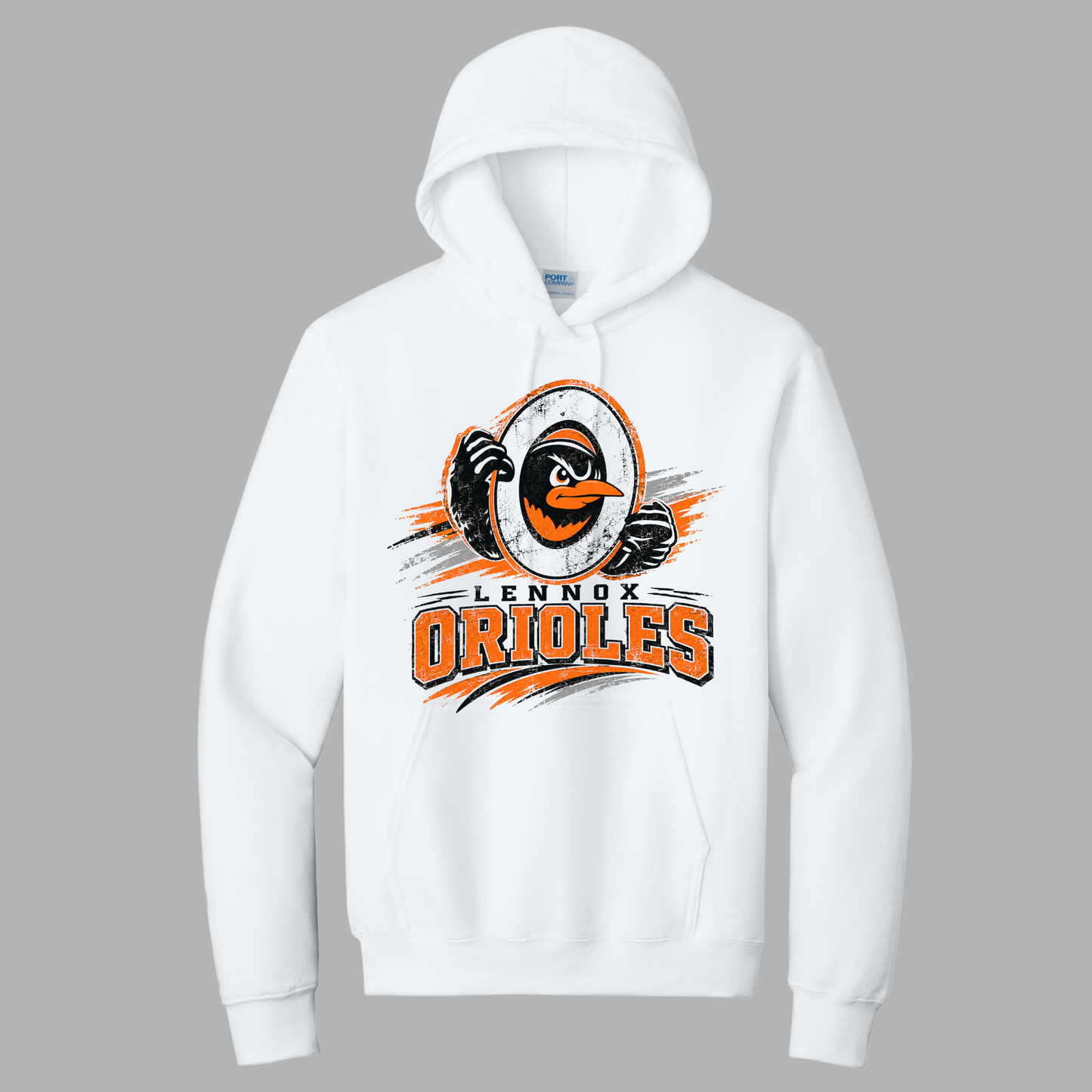Lennox Booster Club Port & Co™ Tall Essential Fleece Pullover Hooded Sweatshirt