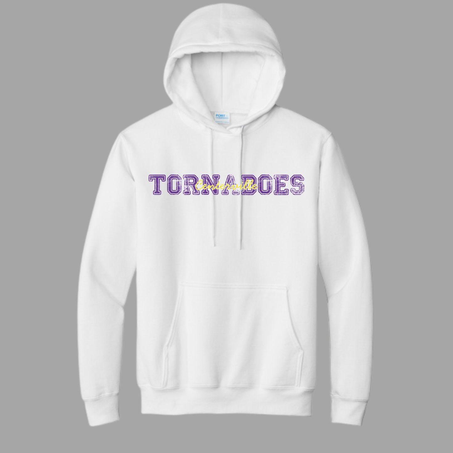 Centerville Booster Club Port & Co™ Tall Essential Fleece Pullover Hooded Sweatshirt