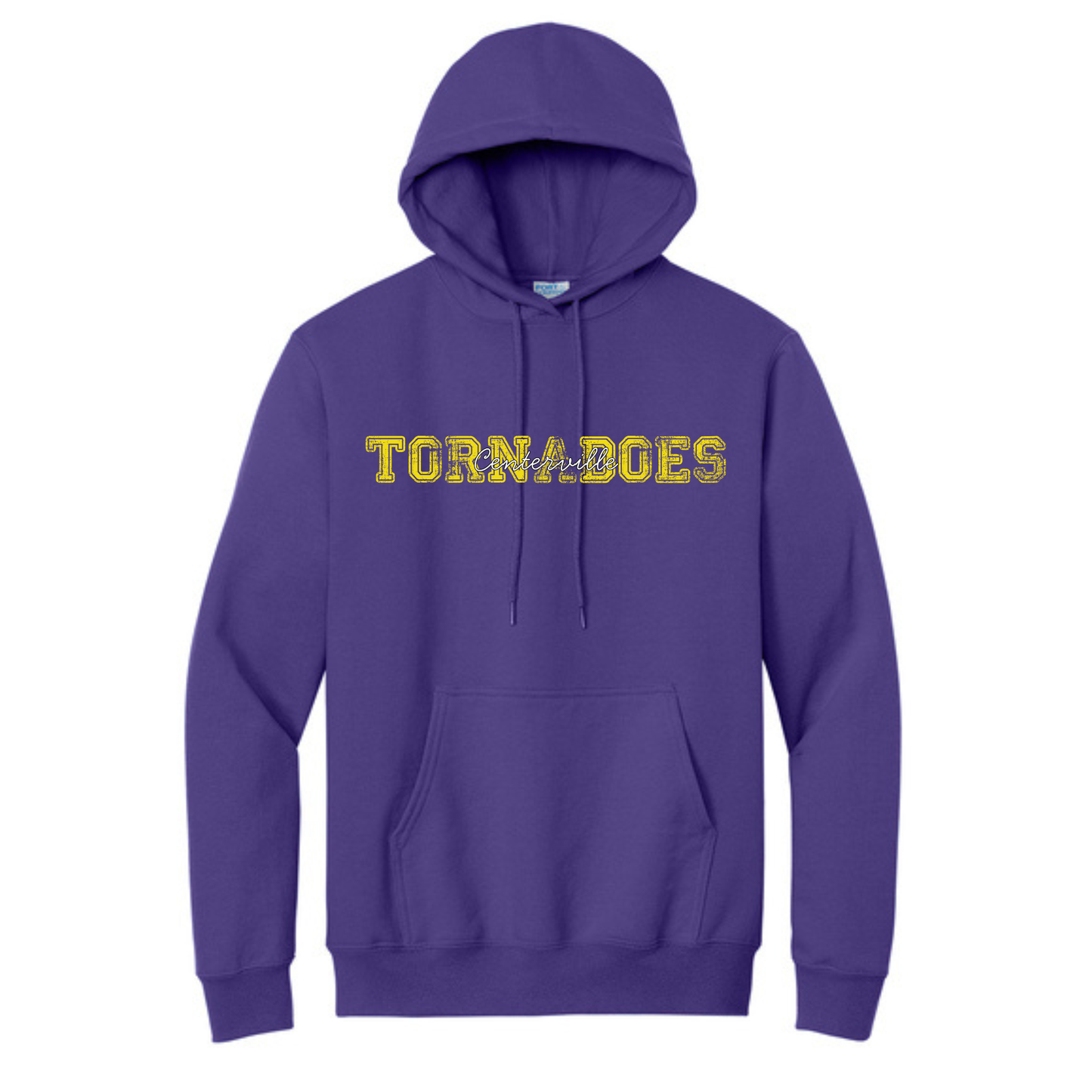 Centerville Booster Club Port & Co™ Tall Essential Fleece Pullover Hooded Sweatshirt