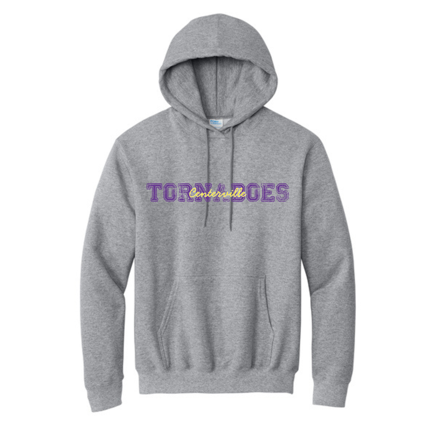 Centerville Booster Club Port & Co™ Tall Essential Fleece Pullover Hooded Sweatshirt