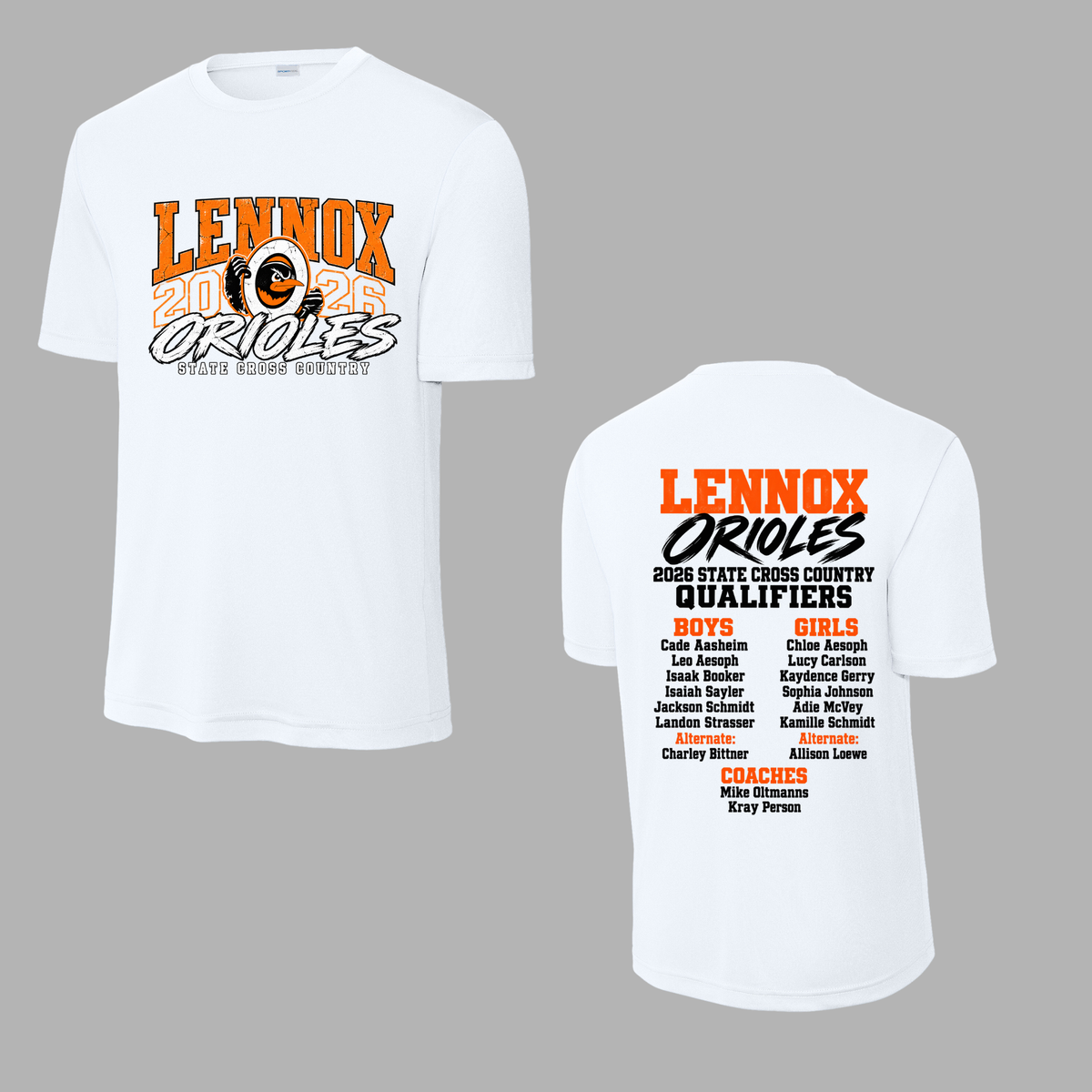 Lennox State XC Sport-Tek® PosiCharge® Competitor™ Tee