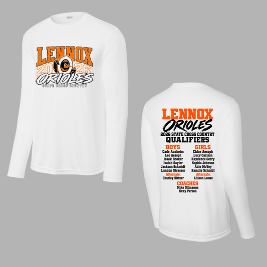 Lennox State XC Sport-Tek® Long Sleeve PosiCharge® Competitor™ Tee