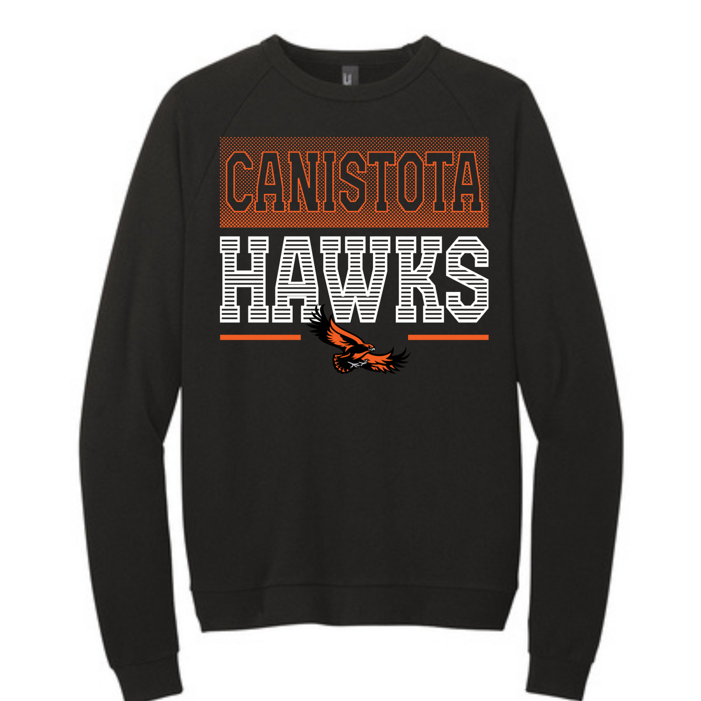 Canistota Hawks District® Perfect Tri® Fleece Crewneck Sweatshirt