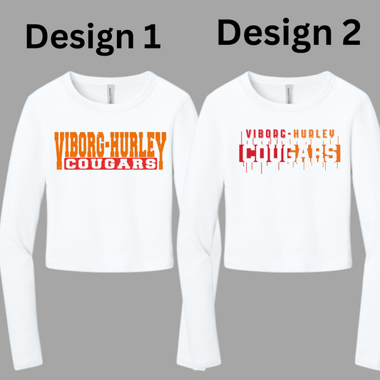 VH Booster Club BELLA+CANVAS® Women’s Micro Rib Long Sleeve Baby Tee