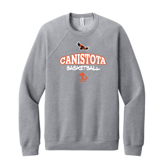Canistota Basketball BELLA+CANVAS ® Unisex Sponge Fleece Raglan Sweatshirt
