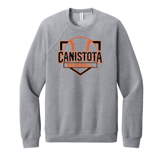 Canistota Baseball BELLA+CANVAS ® Unisex Sponge Fleece Raglan Sweatshirt