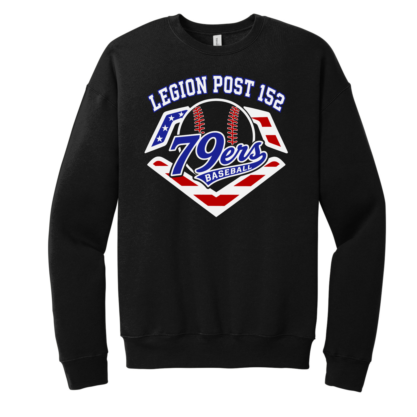 79ers Baseball BELLA+CANVAS® Unisex Sponge Fleece Drop Shoulder Sweatshirt
