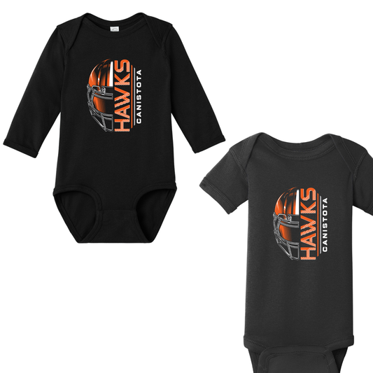Canistota Football Rabbit Skins™ Infant Jersey Bodysuit