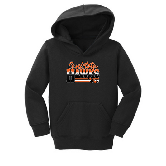 Canistota Booster Club Port & Co™ Toddler Core Fleece Pullover Hooded Sweatshirt (TODDLER)