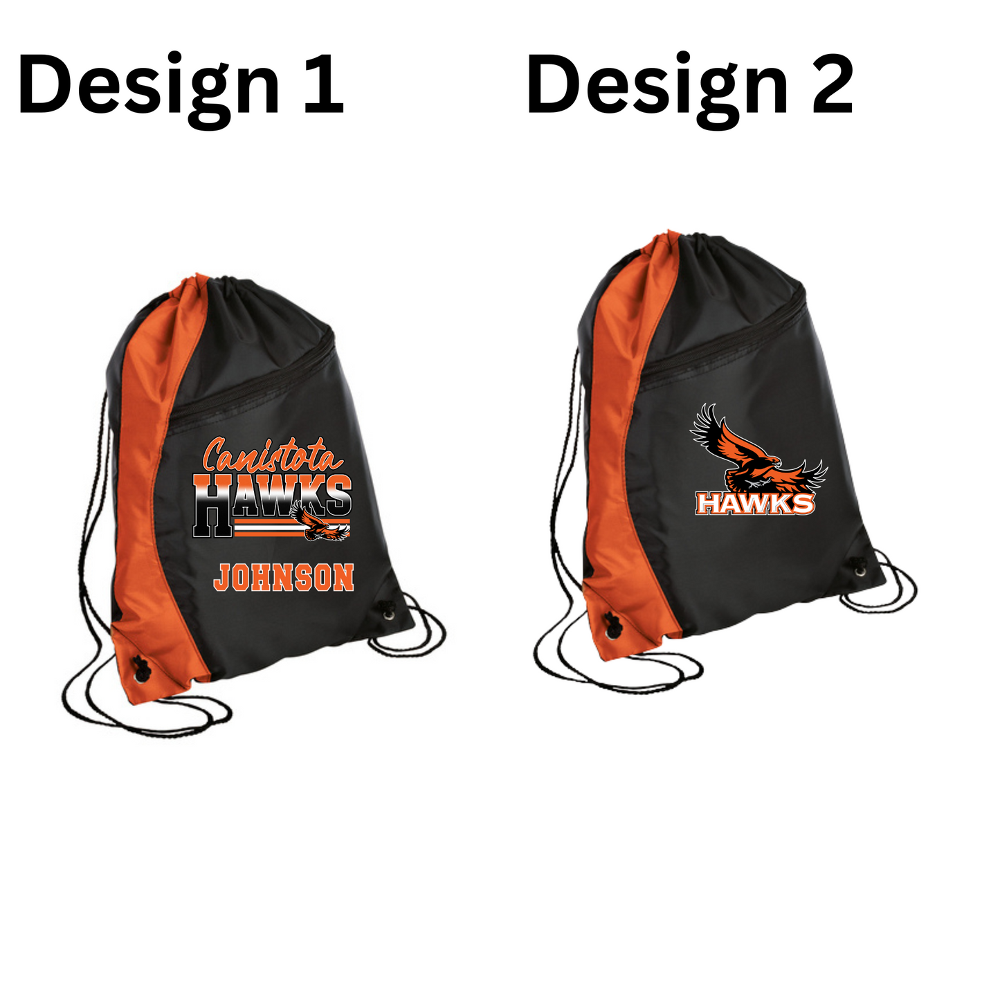 Canistota Booster Club Port Authority® Colorblock Cinch Pack