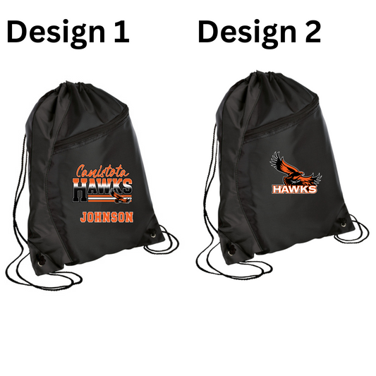 Canistota Booster Club Port Authority® Colorblock Cinch Pack