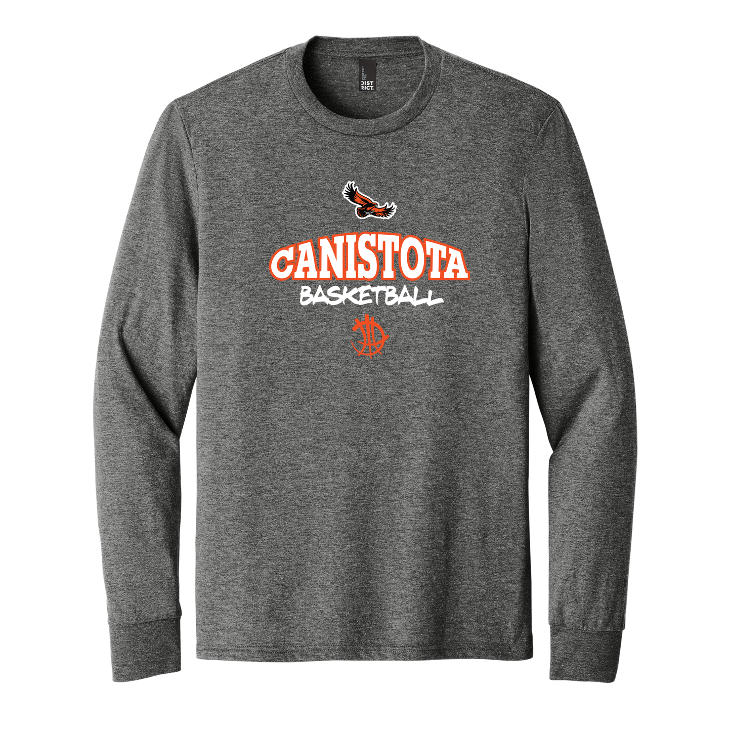 Canistota Basketball District ® Perfect Tri ® Long Sleeve Tee