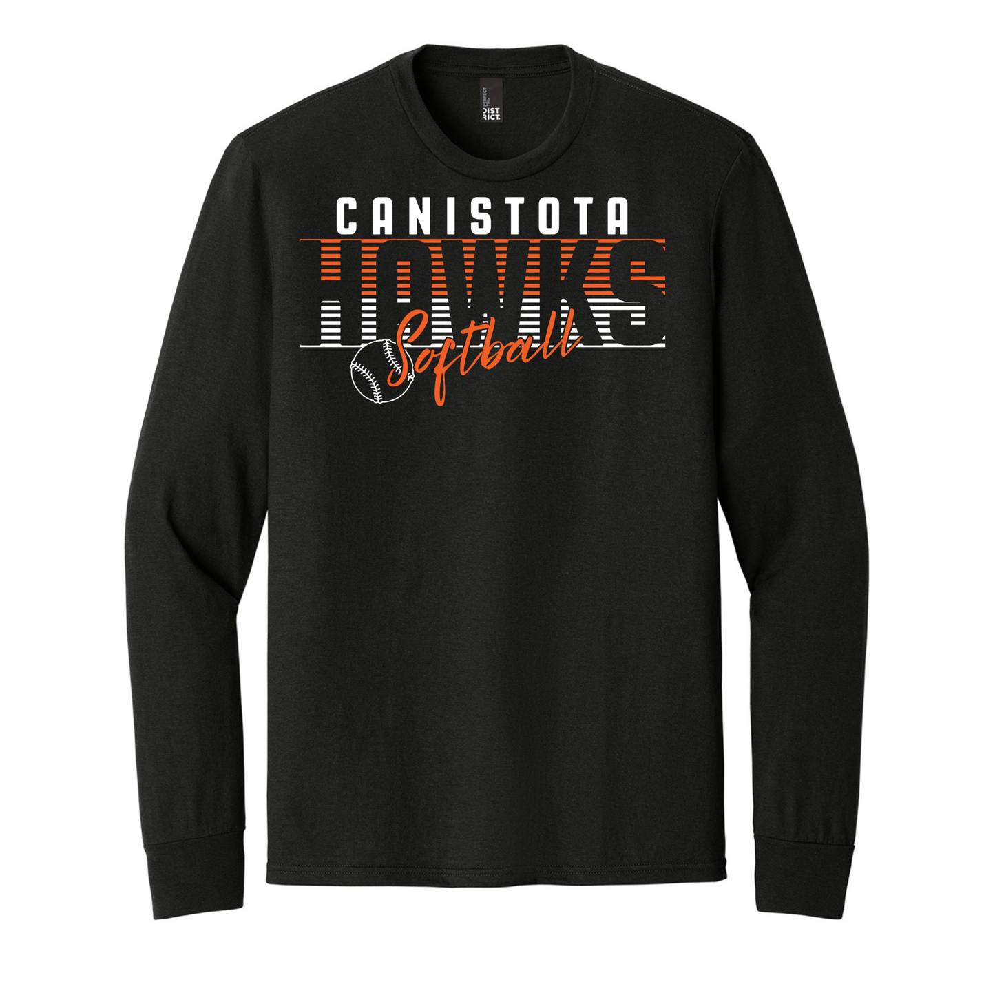 Canistota Softball District® Perfect Tri® Long Sleeve Tee