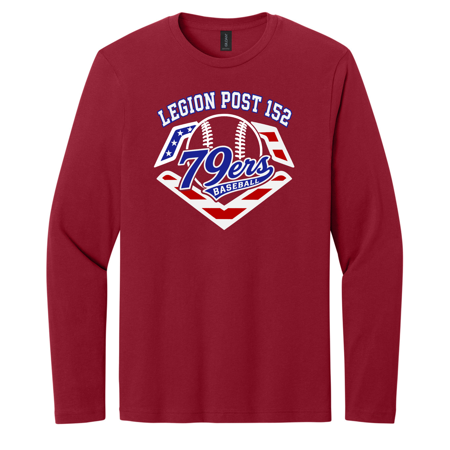 79ers Baseball 100% cotton Gildan Softstyle® Long Sleeve T-Shirt