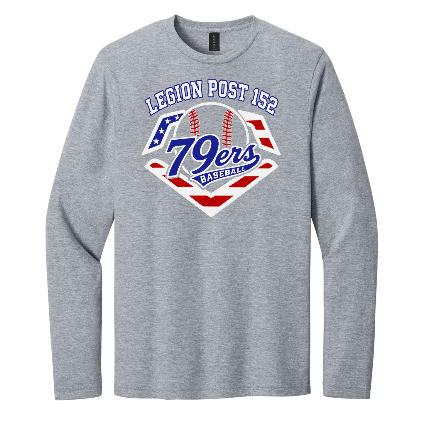79ers Baseball 100% cotton Gildan Softstyle® Long Sleeve T-Shirt