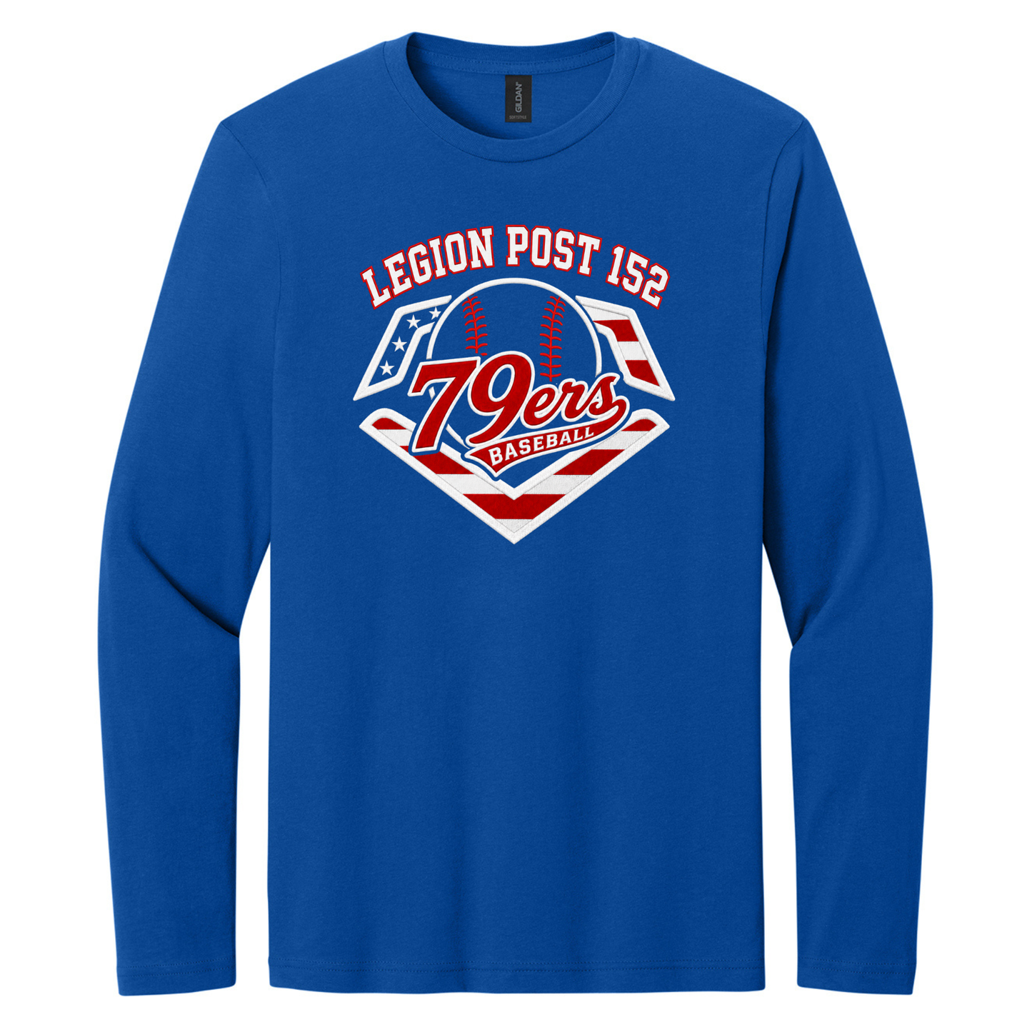 79ers Baseball 100% cotton Gildan Softstyle® Long Sleeve T-Shirt