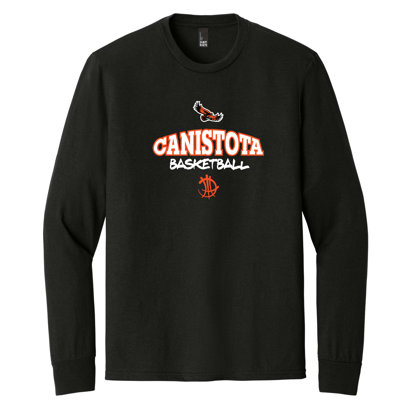 Canistota Basketball District ® Perfect Tri ® Long Sleeve Tee