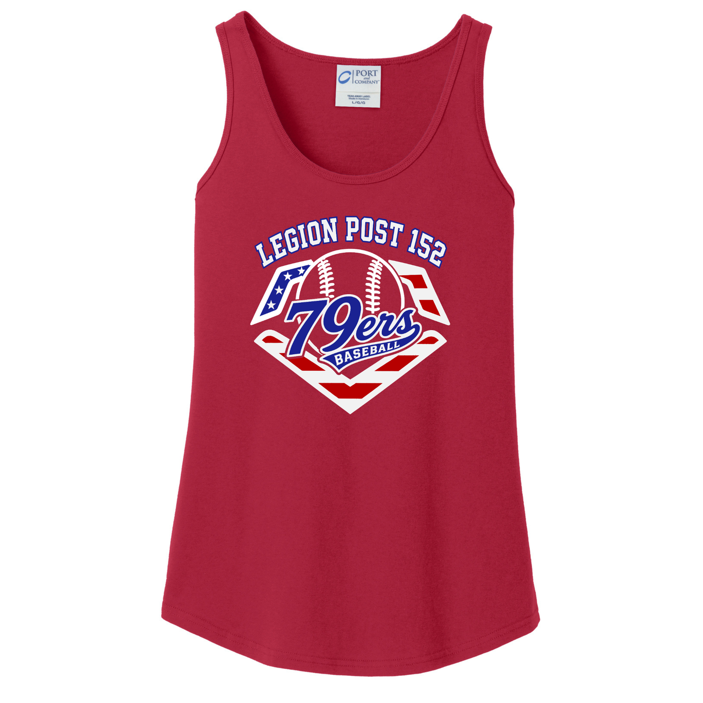 79ers Baseball Port & Co™ Women's Core Cotton Tank Top