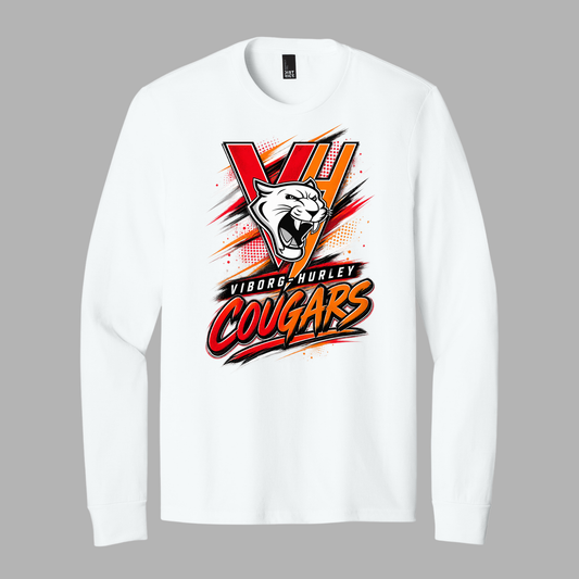 VH Booster Club Graphic District District® Perfect Tri® Long Sleeve Tee (YOUTH)