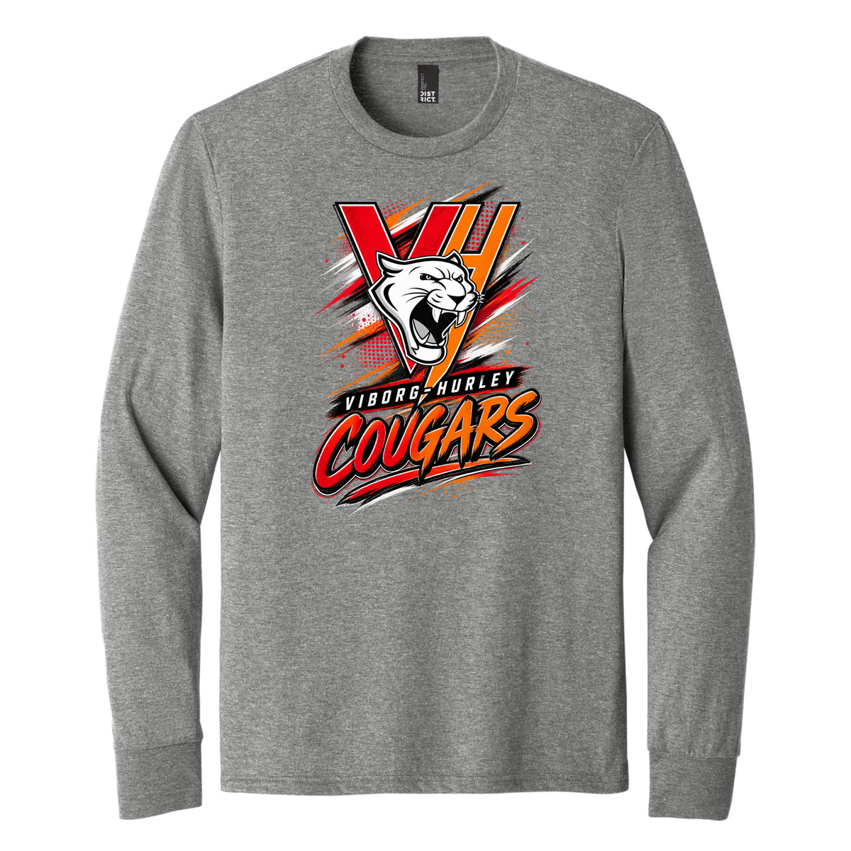 VH Booster Club Graphic District District® Perfect Tri® Long Sleeve Tee