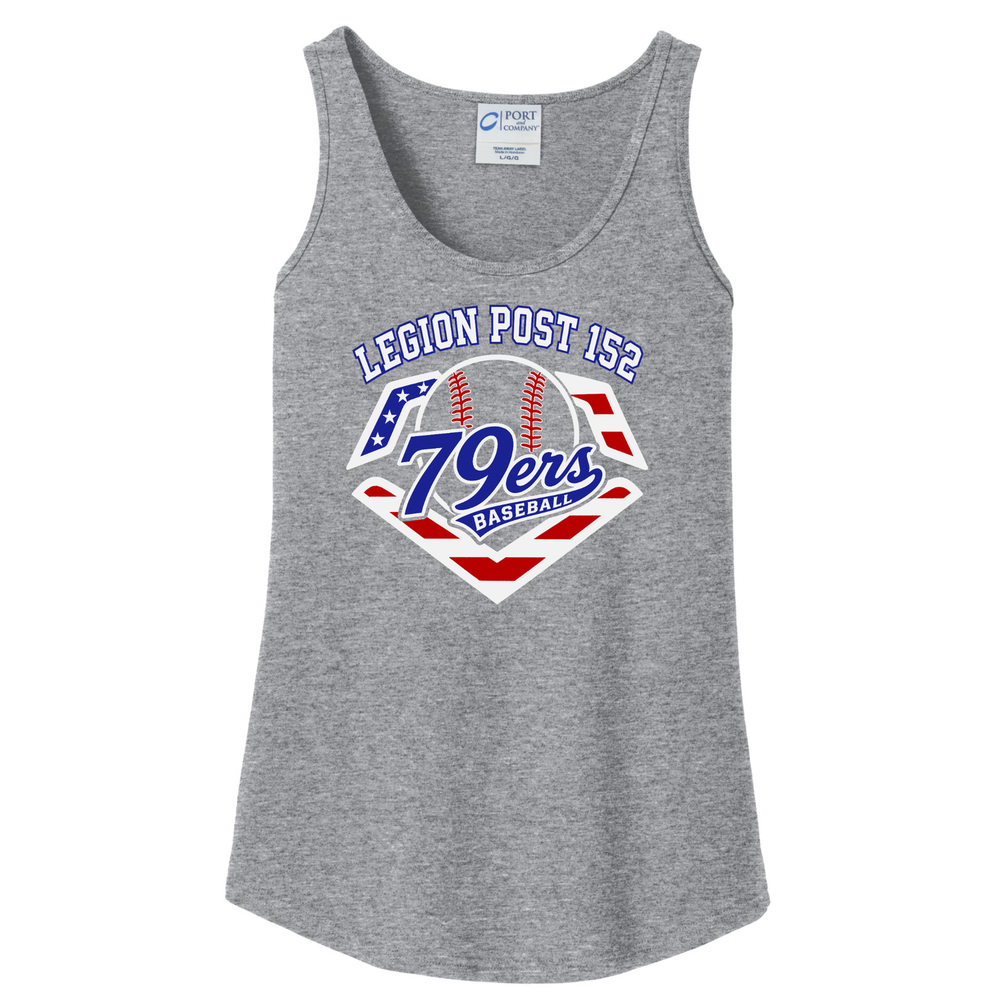 79ers Baseball Port & Co™ Women's Core Cotton Tank Top