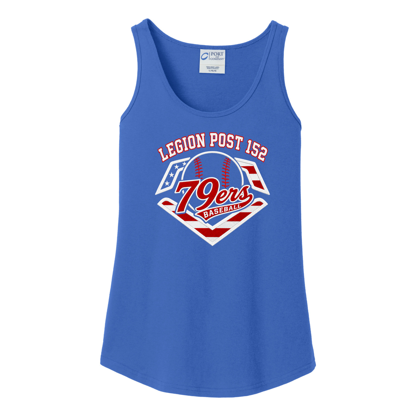 79ers Baseball Port & Co™ Women's Core Cotton Tank Top