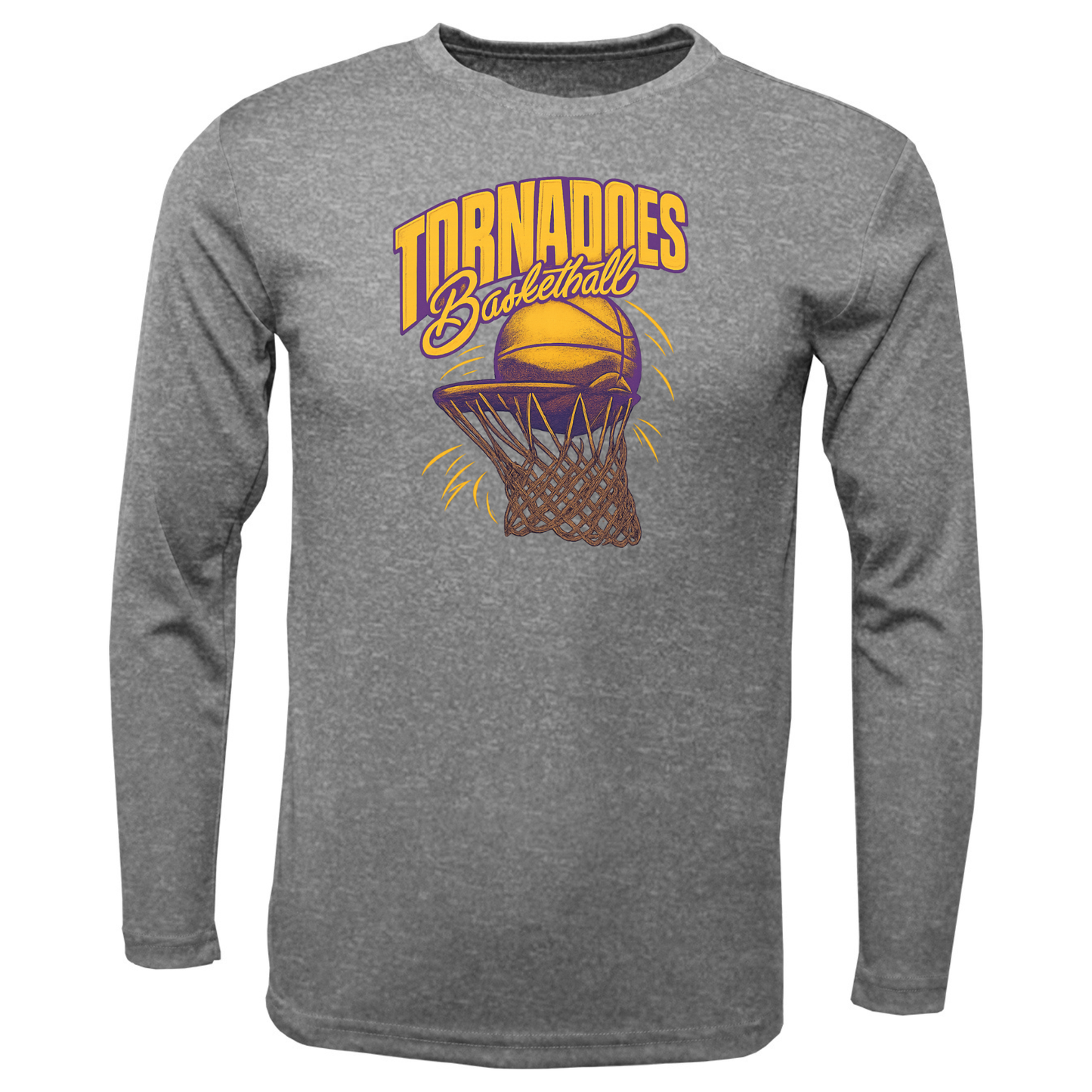 Centerville Girls Basketball Men Xtreme-Tek Long Sleeve Shirt