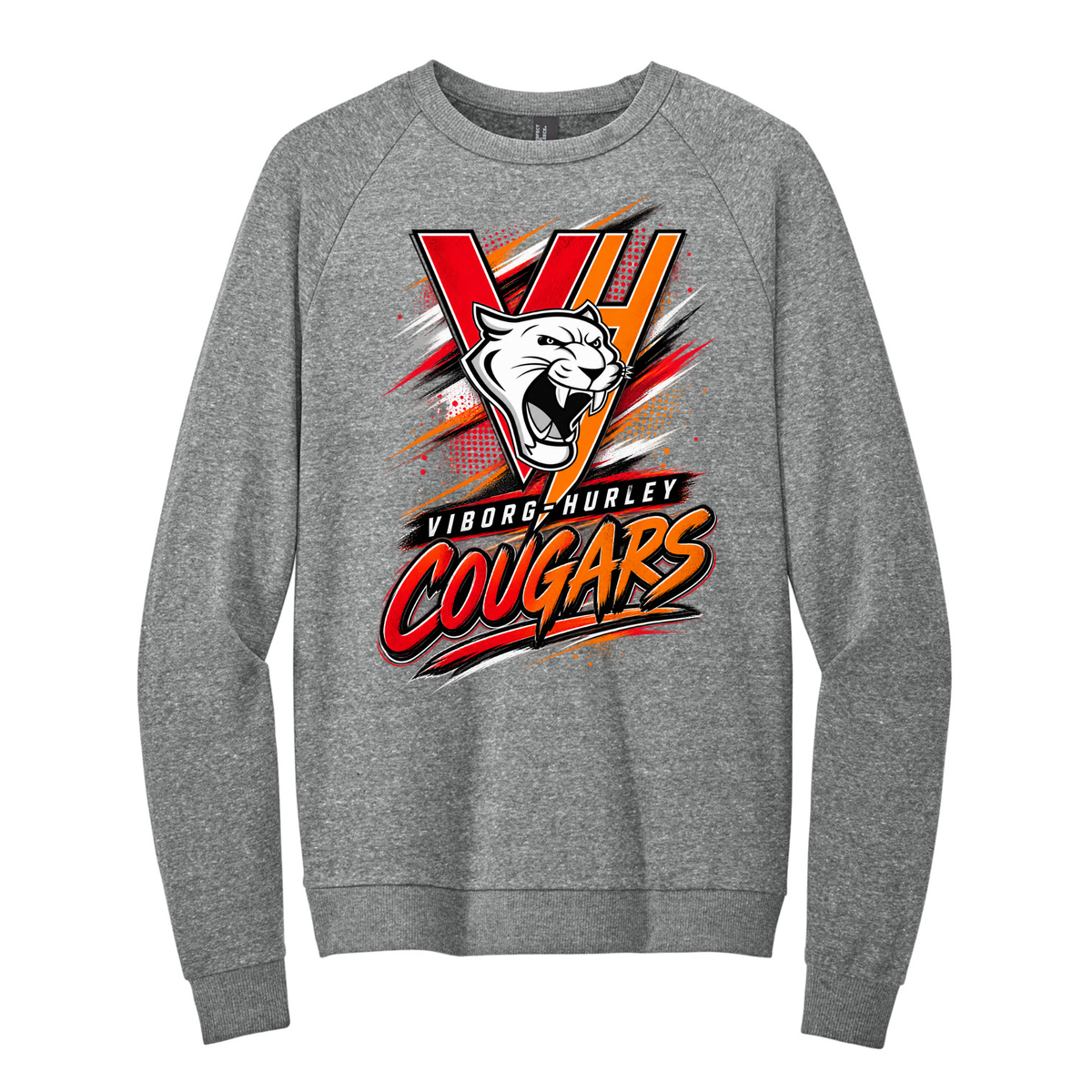 VH Booster Club Graphic District® Perfect Tri® Fleece Crewneck Sweatshirt