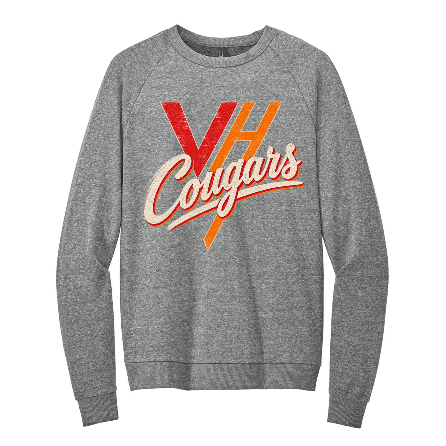 VH Booster Club Vintage District® Perfect Tri® Fleece Crewneck Sweatshirt
