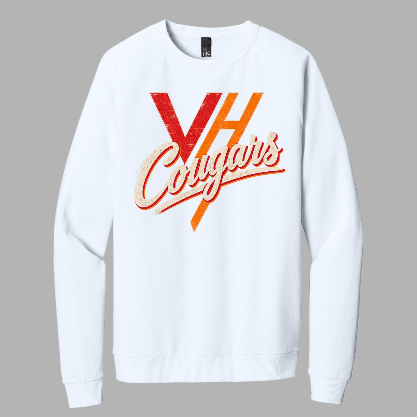 VH Booster Club Vintage District® Perfect Tri® Fleece Crewneck Sweatshirt