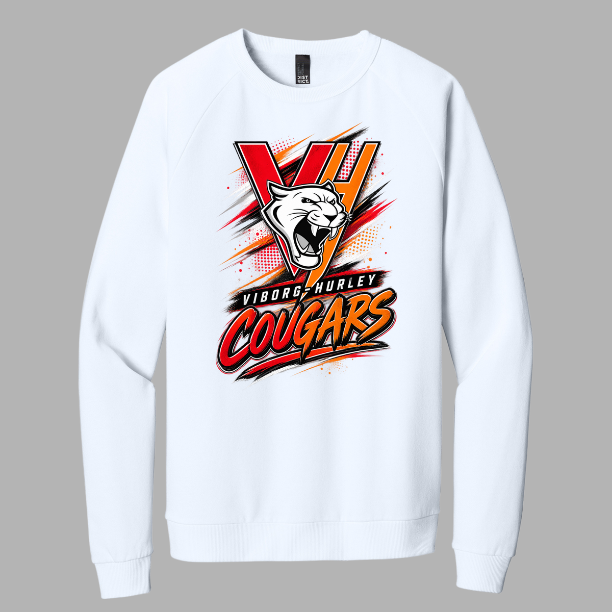 VH Booster Club Graphic District® Perfect Tri® Fleece Crewneck Sweatshirt
