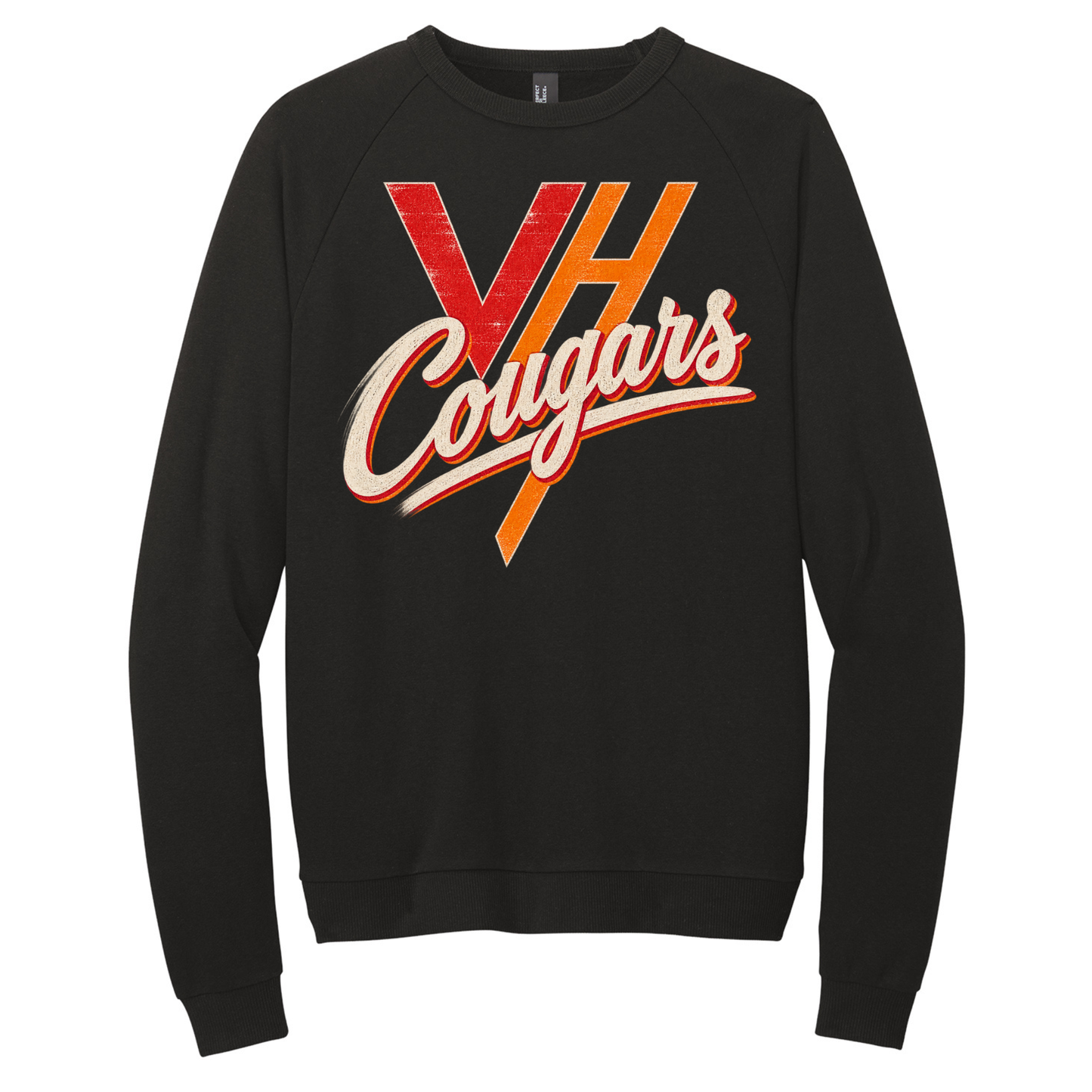 VH Booster Club Vintage District® Perfect Tri® Fleece Crewneck Sweatshirt
