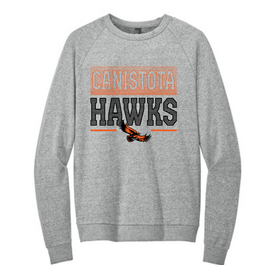 Canistota Hawks District® Perfect Tri® Fleece Crewneck Sweatshirt