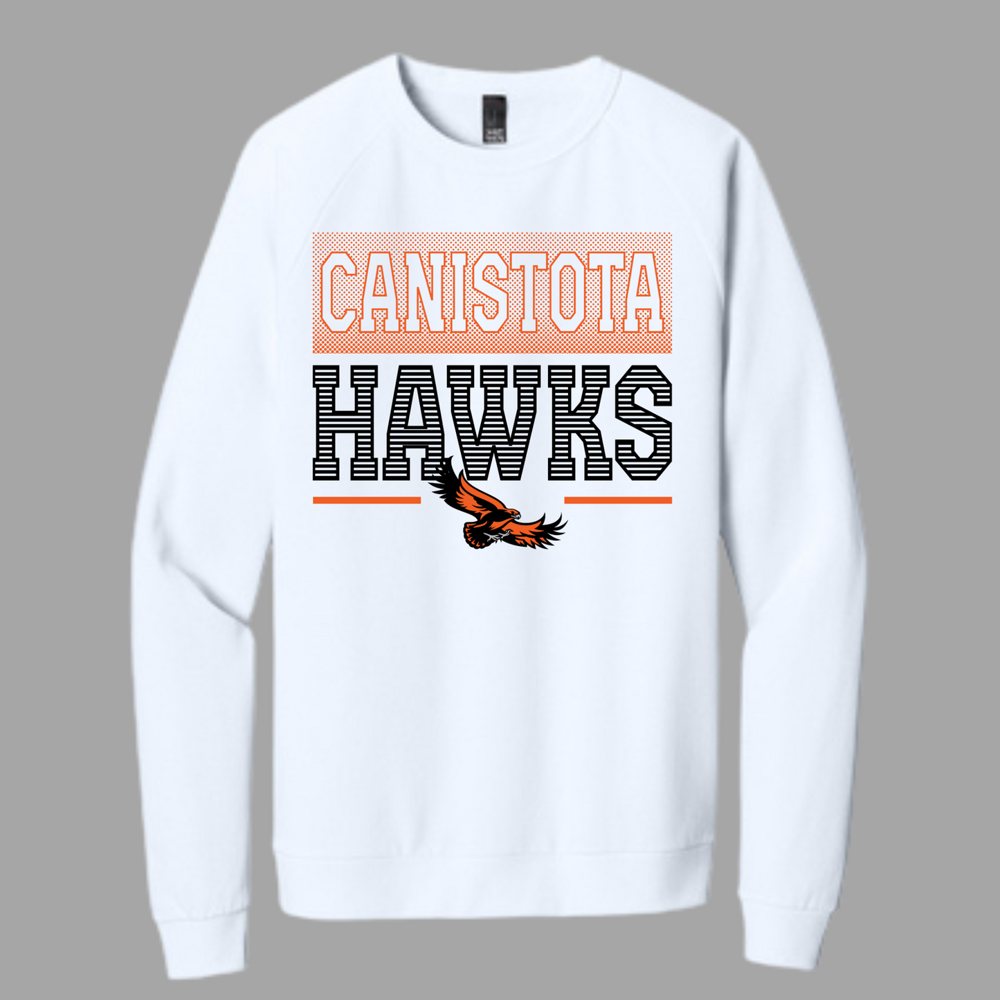 Canistota Hawks District® Perfect Tri® Fleece Crewneck Sweatshirt