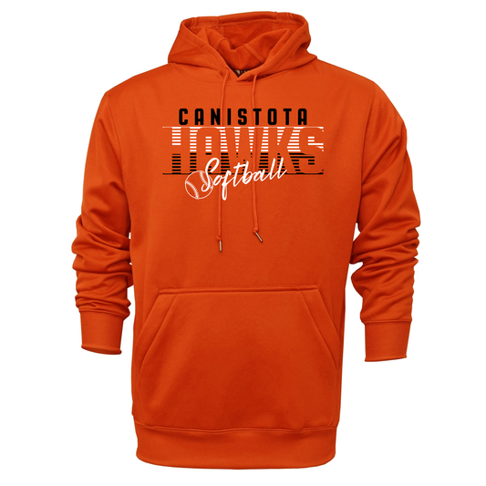 Canistota Softball Youth Pullover Hooded Sweatshirt
