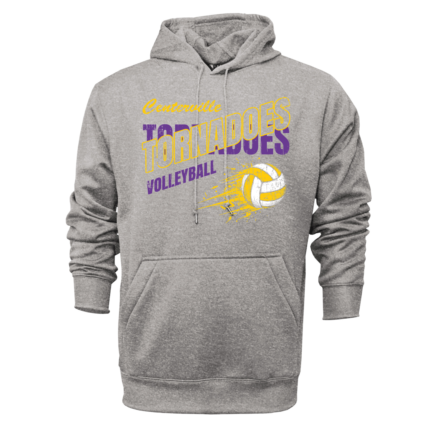 Centerville Volleyball Adult Pullover Hooded Sweatshirt